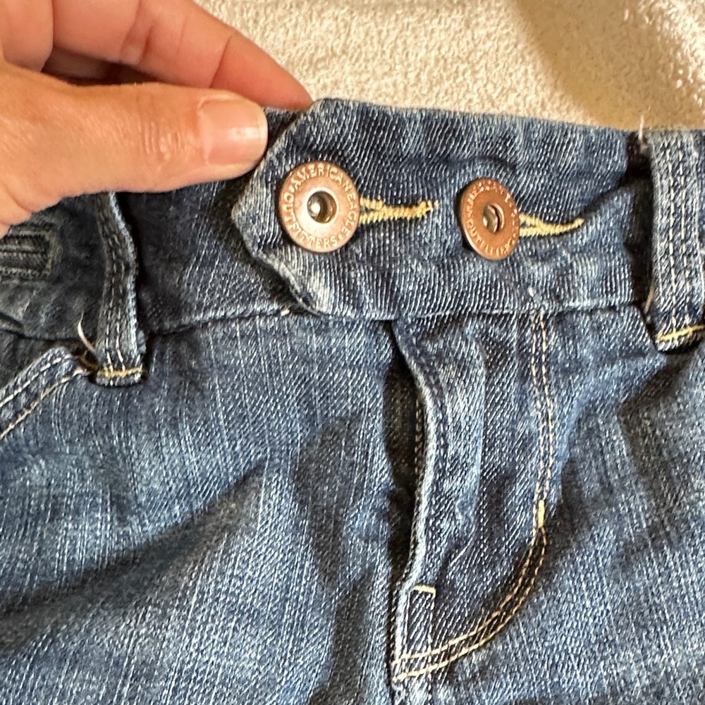 Vintage American eagle ankle Women's Blue Jeans size 6 ( read below 👇🏻) - Picture 3 of 13